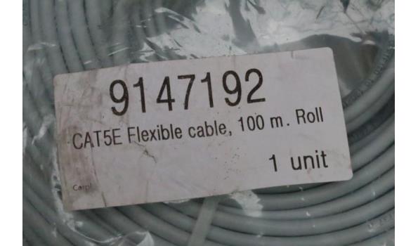 aangebroken haspel IT-kabel en rol IT-kabel Cat5E, 100m